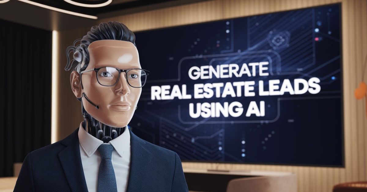 How To Generate Real Estate Leads using ai